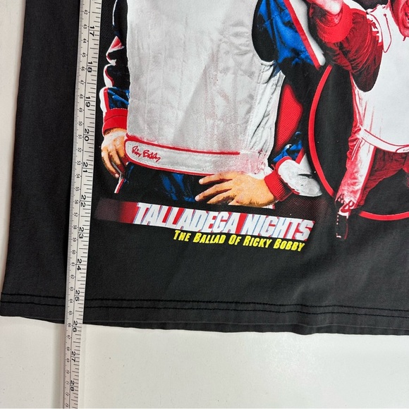 NWOT Ricky Bobby Talladega Nights T-Shirt Size Small Short Sleeve Black Print - Picture 5 of 6